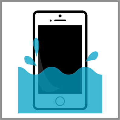 iPhone水没復旧修理！